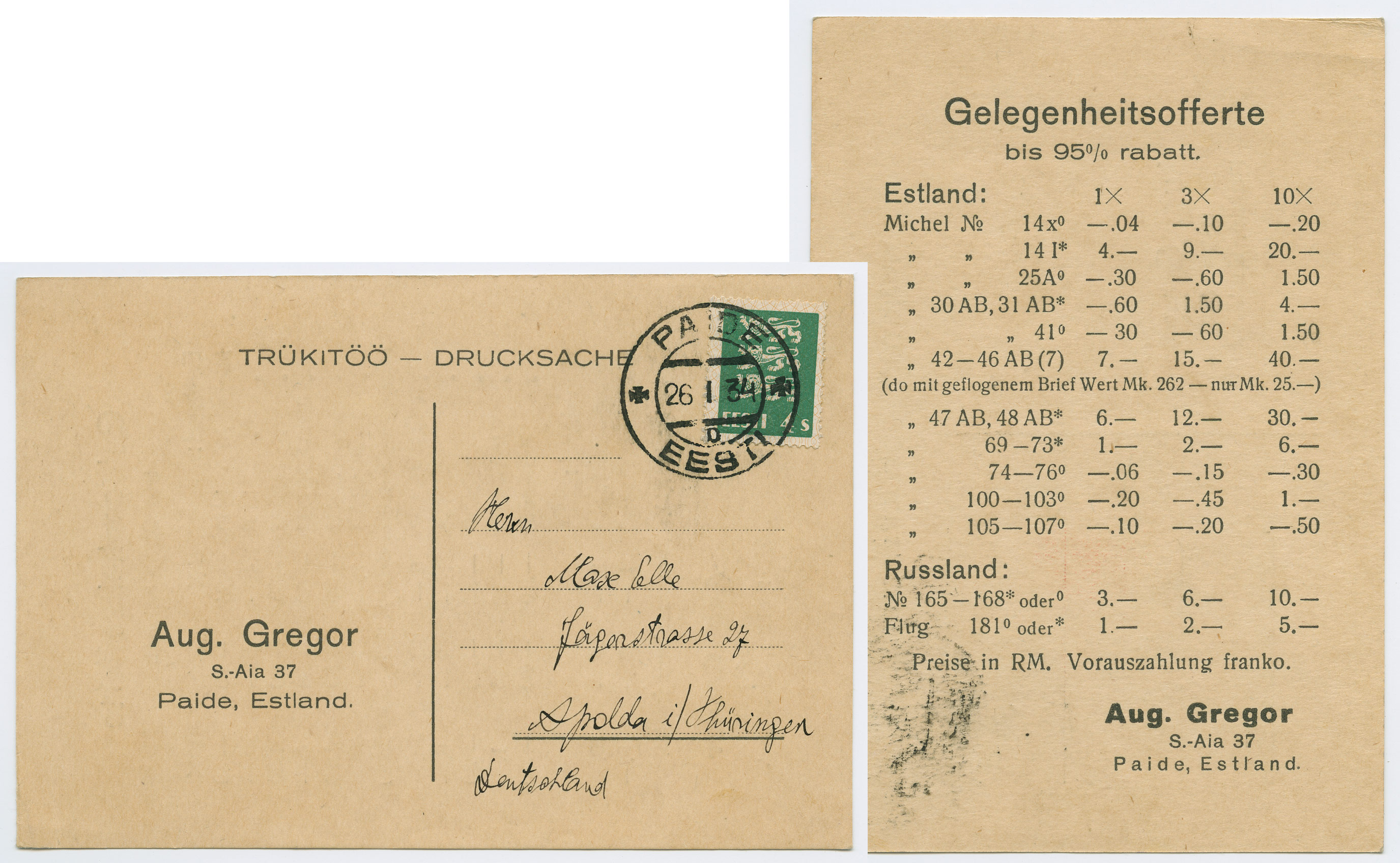0794b-Võltspostmarkide-levitaja-August-Gregor-Elmelo-Paide-Apolda-1934-postiajalugu-ee