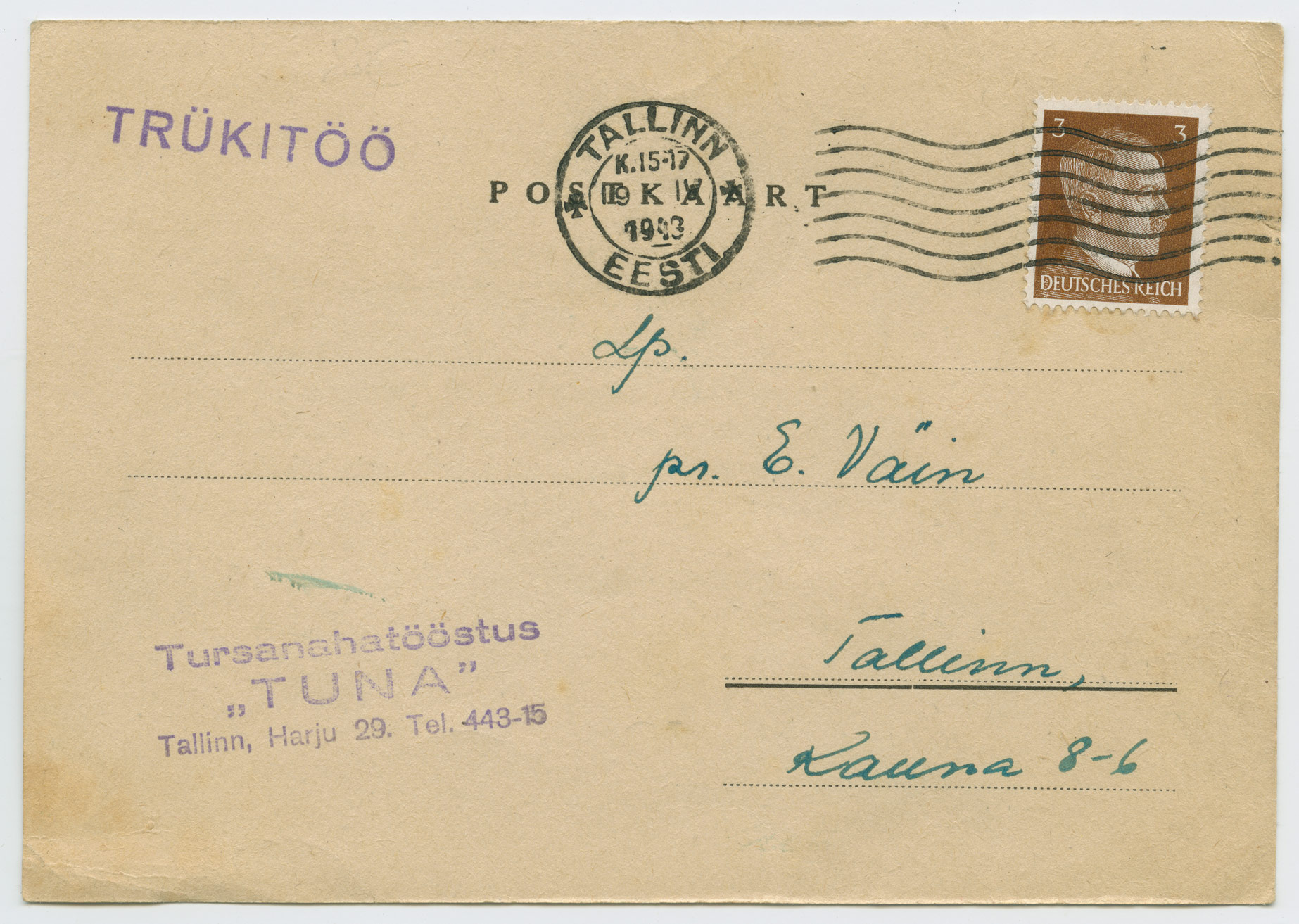 1237a-tursanahatööstus-Tuna-Tallinn-märtsipommitamine-1943-postiajalugu-ee